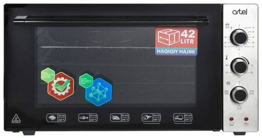 Духовка настільна Artel MD 4218 E Black-Inox - 1