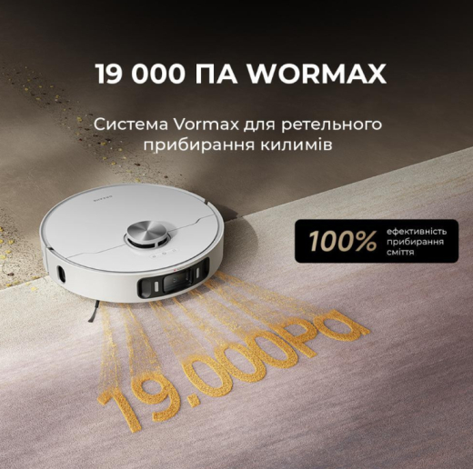 Робот-пылесос с влажной уборкой Dreame L40 Ultra AE White (RLL77SE) - 4