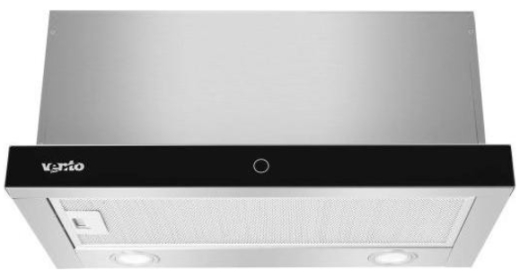 Вытяжка телескопическая Ventolux GARDA 60 BG (1100) TC MS LED - 1