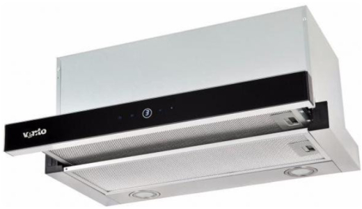 Вытяжка телескопическая Ventolux GARDA 60 BG (1100) TC MS LED - 2