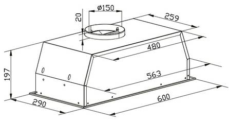 Витяжка Kernau KBH 0761 X - 2