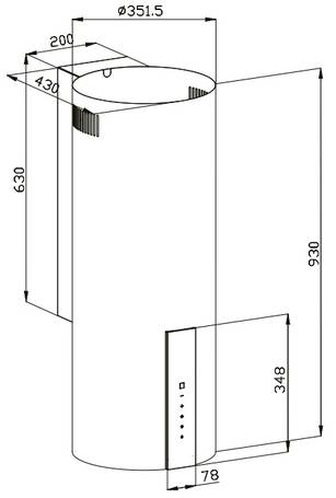 Вытяжка Kernau KCH 0335 B - 4
