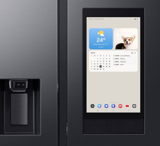 Холодильник з морозильною камерою Samsung RS90F66BEFEO - 5