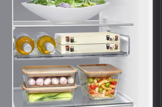 Холодильник з морозильною камерою Samsung RS90F66BEFEO - 9