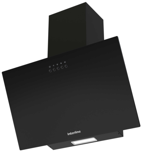 Витяжка похила Interline TEFFI SLIM BL A/60/GL/PB - 2