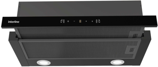 Витяжка телескопічна Interline SLIM ULTRA GLASS BL A/60 - 1