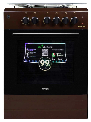 Комбинированная плита Artel Milagro 10-E Brown - 1