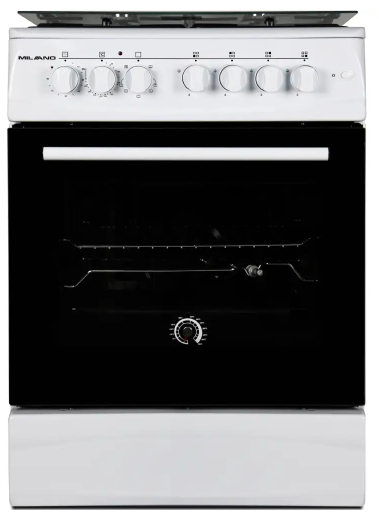Комбинированная плита MILANO ML60 EF50 White - 1