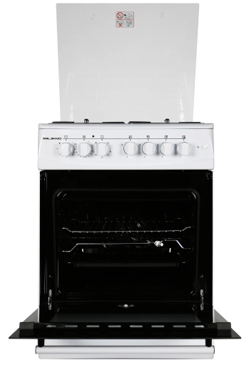 Комбинированная плита MILANO ML60 EF50 White - 2
