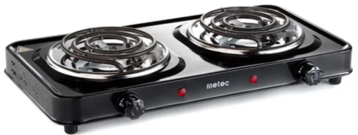 Настільна плита Metec ES-02DSB - 1