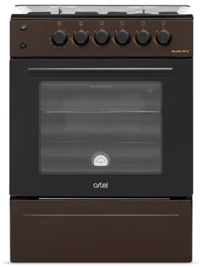 Плита газова ARTEL APETITO 02-G CHU brown - 1