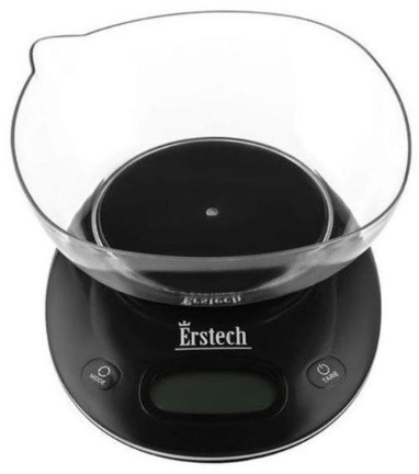 Ваги кухонні електронні Erstech ЕKS-5181 BLACK - 2