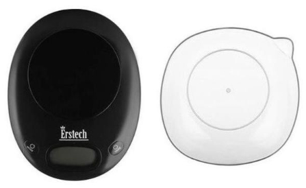 Ваги кухонні електронні Erstech ЕKS-5181 BLACK - 3