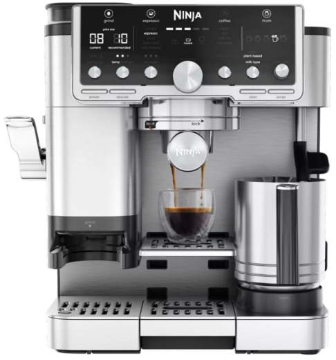 Ріжкова кавоварка еспресо NINJA Luxe Cafe Essential ES601EU - 1