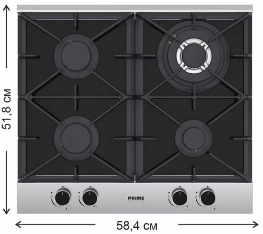 Газова варильна поверхня Prime Technics PGH 50053 FGBIXC - 3