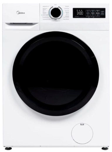 Пральна машина автоматична Midea MF110W80B/W-UA - 1