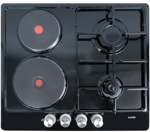 Комбинированная варочная поверхность Ventolux HG622 B2 S (BK) - 1