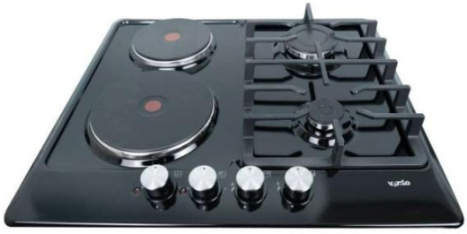 Варильна поверхня комбінована VENTOLUX HG622 B3 S (BK) - 2