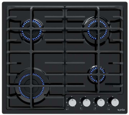 Газова варильна поверхня VENTOLUX HG640-DA3 CS (BK) - 1