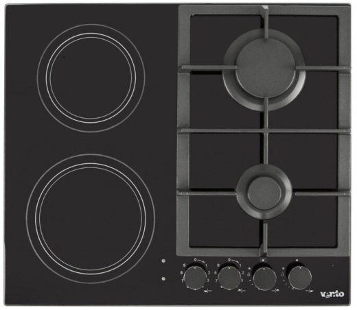 Комбинированная варочная поверхность VENTOLUX HG622 B9G CS I (BK) - 1