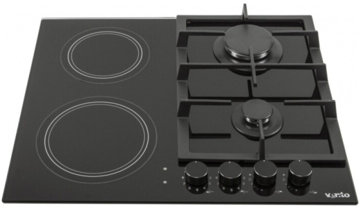 Комбинированная варочная поверхность VENTOLUX HG622 B9G CS I (BK) - 2