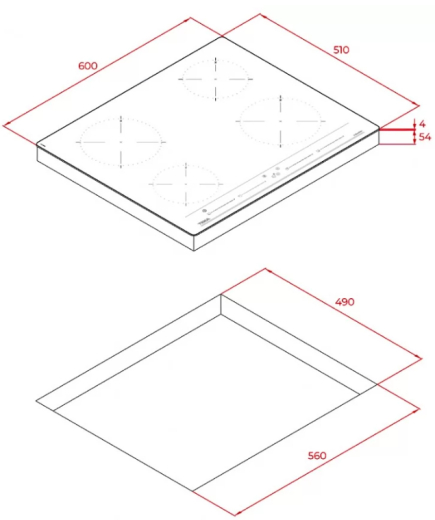 Індукційна варильна поверхня Teka IBC 64010 MSS BLACK (112520012) - 4