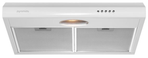 Вытяжка плоская Pyramida UX 60 WH - 1