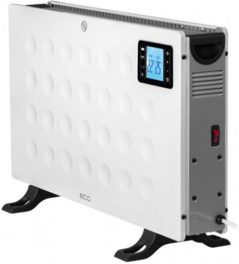 Обогреватель ECG TK 2080 DR White - 2