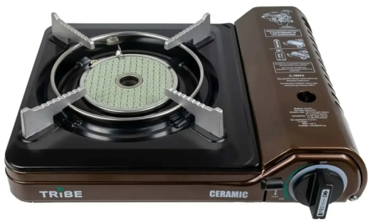Газова плита одноконфоркова Tribe Ceramic T-HD-0004-brown - 2
