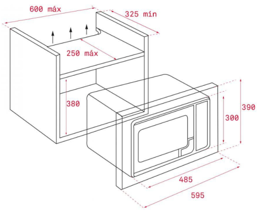 Микроволновка с грилем Teka ML 820 BIS BK (40584200) - 2
