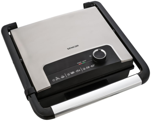 Електрогриль притискний Sencor SBG 3710SS (41014443) - 2