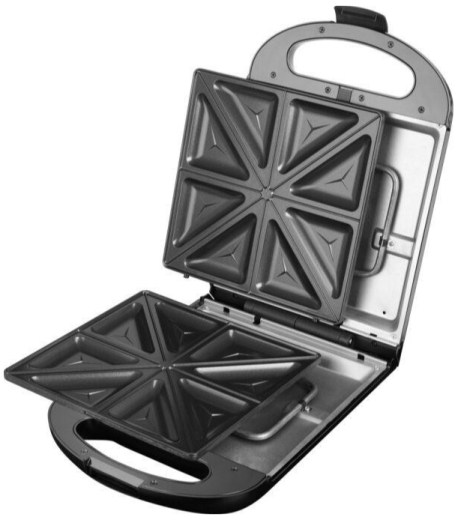 Мультимейкер (бутербродниця-вафельниця-гриль) ECG S 4310 QUATTRE - 2