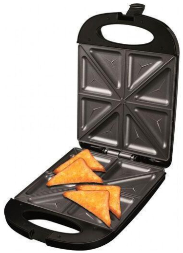 Бутербродниця ECG S 4232 Family Black - 3