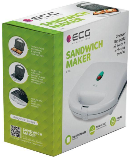 Бутербродниця ECG S 169 white - 4