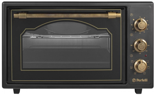 Духовка настільна Perfelli LAGGIO 37 BLACK RETRO - 1