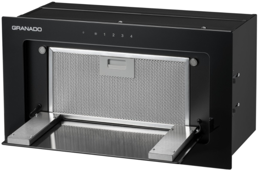 Вытяжка встраиваемая GRANADO Palamos 1614-1200 black glass - 3