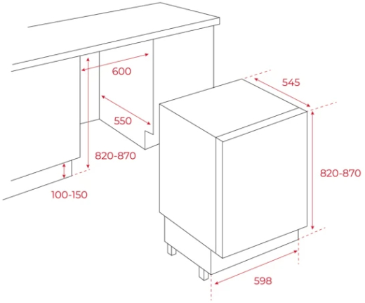 Встраиваемый холодильник с морозильной камерой Teka RSR 41150 BU (113470014) - 2