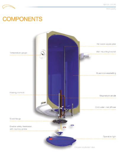 Комбінований бойлер FERROLI 50 VE - 2