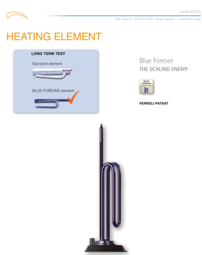 Комбінований бойлер FERROLI 50 VE - 3