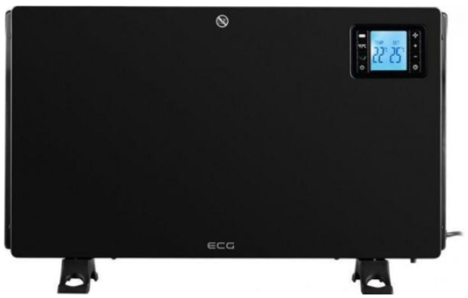 Обогреватель ECG TK 2080 DR Black - 2