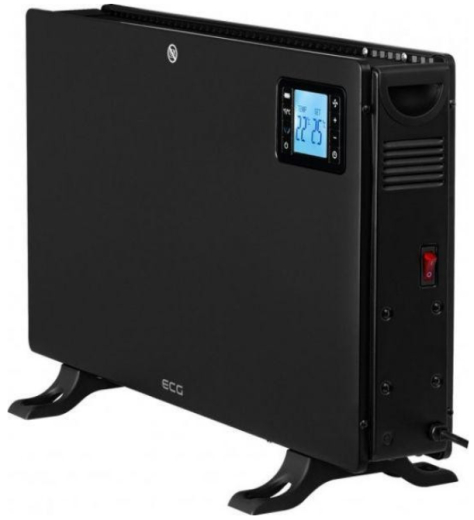 Обогреватель ECG TK 2080 DR Black - 3