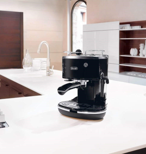 Ріжкова кавоварка еспресо Delonghi Icona ECO 311.BK - 5