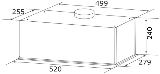 Витяжка вбудована GRANADO Palamos 4613-700 Black glass - 3