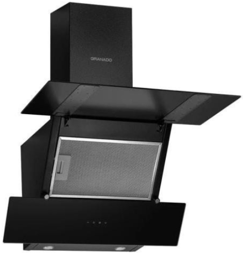 Вытяжка наклонная GRANADO Vivares 613-1100 black glass - 3
