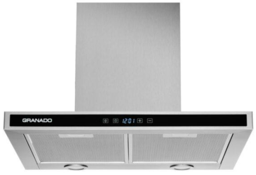 Вытяжка Т-образная GRANADO Alcoba 1614-1200 inox black glass - 2