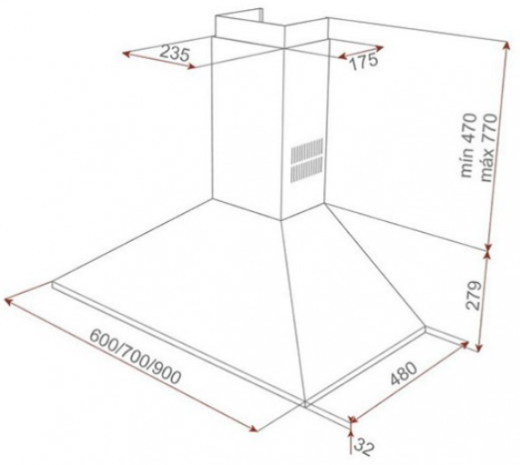 Витяжка купольна Teka DBB 60 Inox (40460400) - 3