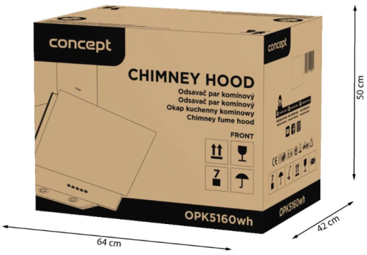 Витяжка похила Concept OPK5160wh - 7