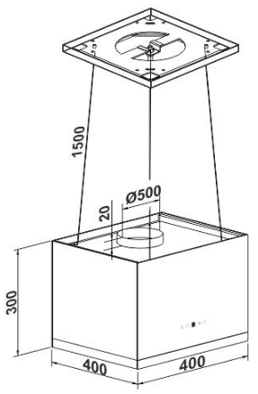 Витяжка декоративна Kaiser AI 5407 - 3