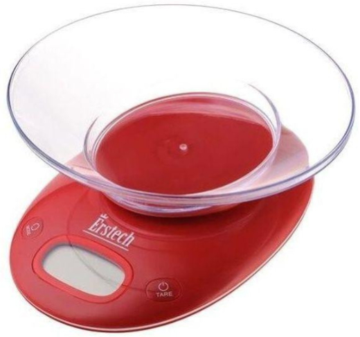 Ваги кухонні електронні Erstech ЕKS-5181 RED - 2