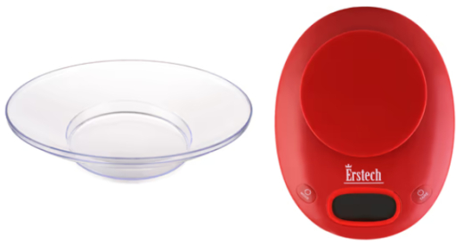 Ваги кухонні електронні Erstech ЕKS-5181 RED - 3